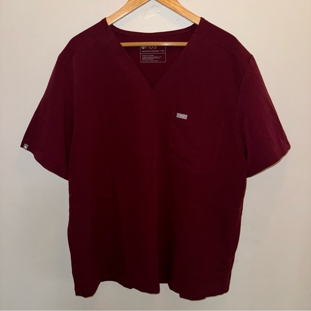 FIGS Technical Collection V-neck Short Sleeve Scrub Top Men’s Size XXL
